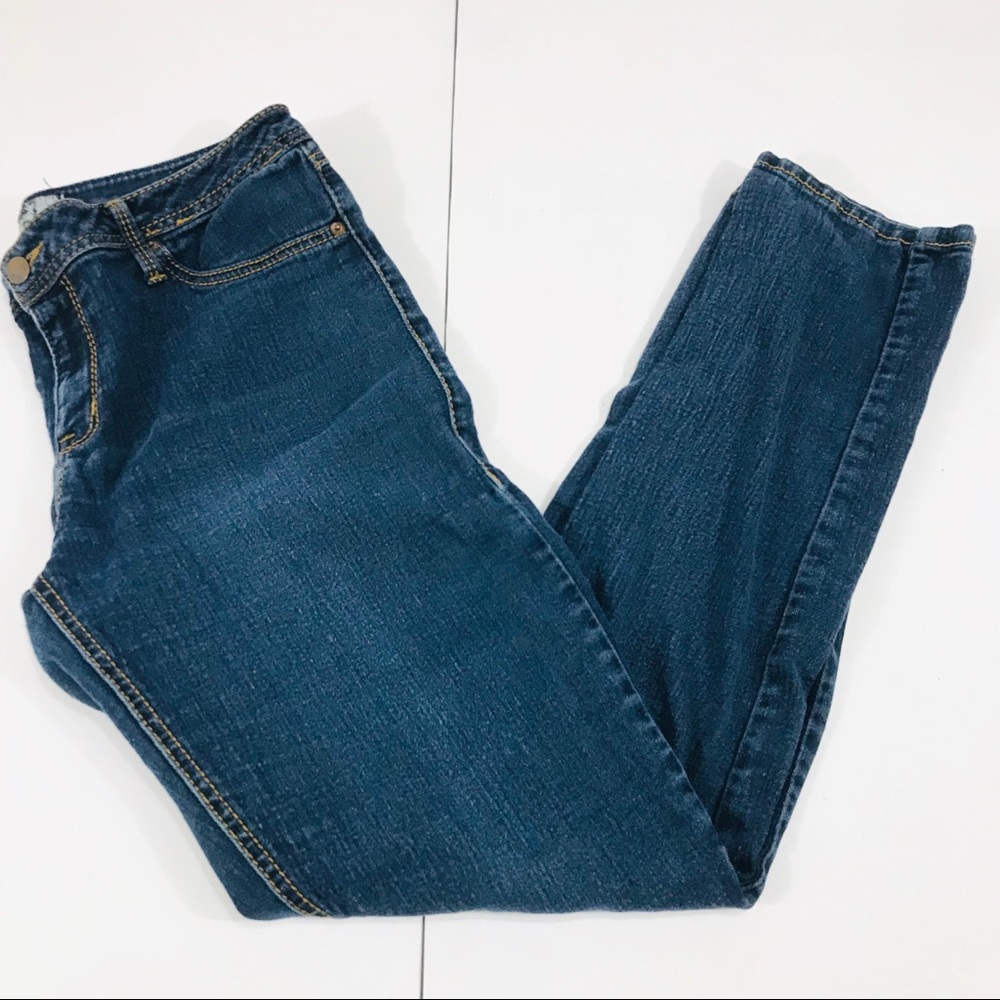17/21 Exclusive Denim Skinny Jeans, Blue, Size 10